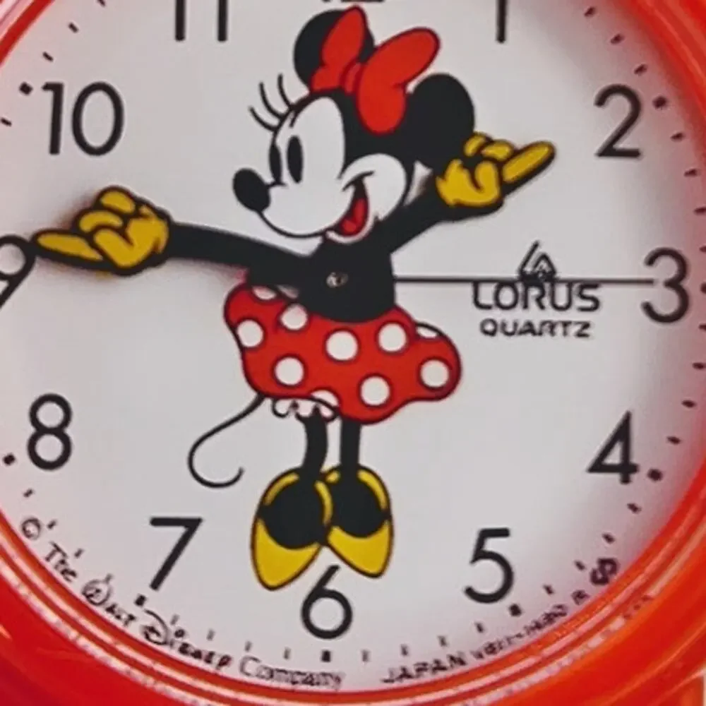 Disney Lorus Minnie Mouse Red VTG Watch New in Box NOS